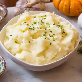 Superromige Aardappelpuree met Mascarpone en Parmezaan