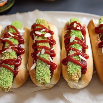 Groene Kipvinger Broodjes