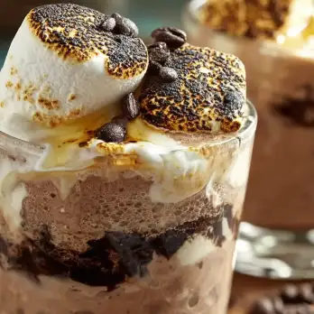 Mississippi Mudtaart Milkshake Shotjes met Bourbon