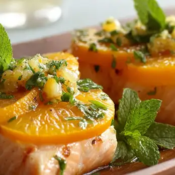 Gegrilde Zalm met Citrus Salsa Verde