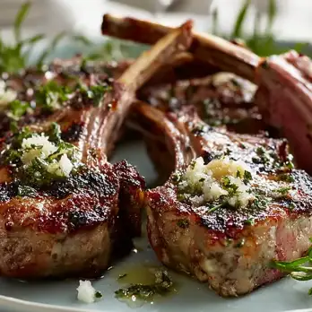 Gegrilde Lamskoteletten met Rozemarijn en Knoflook
