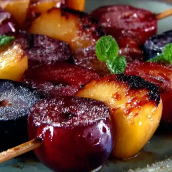 Gegrild Zomerfruit Dessert
