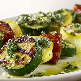 Gegrilde Courgette en Prosciutto Spiesjes