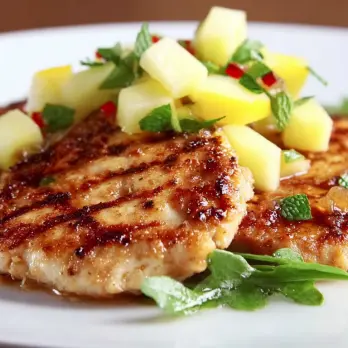 Gegrilde Kip met Appel-Mango Chutney