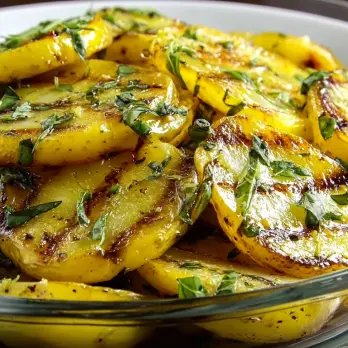 Gegrilde Aardappelsalade met Citroen en Kruiden