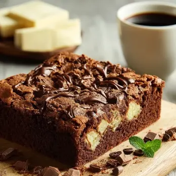 Koffie-Munt Brownies