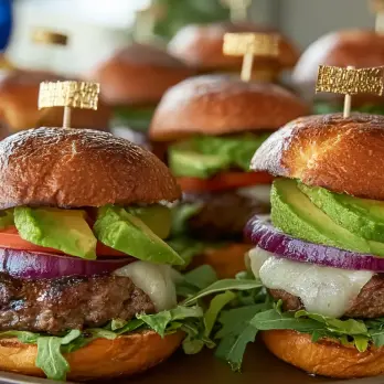 Sappige Avocadoburgers met Balsamico en Provolone