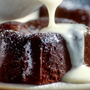 Smeltende Chocoladecake