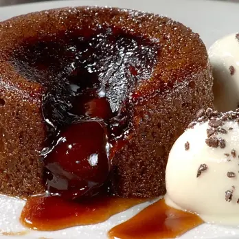 Smeltende Chocolade Lava Taart