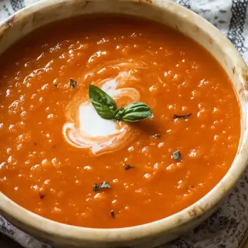 Koude Tomatensoep met Sinaasappel