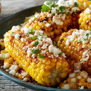 Mexicaanse Elote met Chipotle-Zoutmix