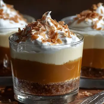 Butterscotch Potjes met Chocolade en Kokosroom