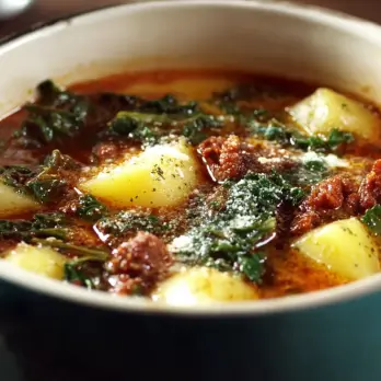 Boerenkoolsoep met Chorizo en Parmezaan