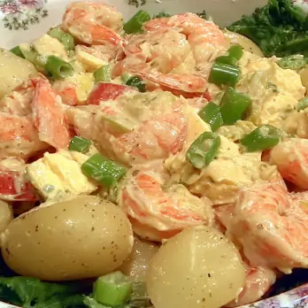 Mama's Garnalen en Aardappelsalade