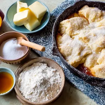 Zomerse Perzik-Frambozen Taart met Karnemelk Karamel