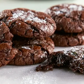 Dubbele Chocolade Muntkoekjes