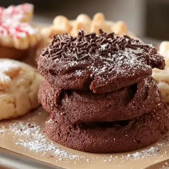 Dubbel Chocolade Boterkoekjes