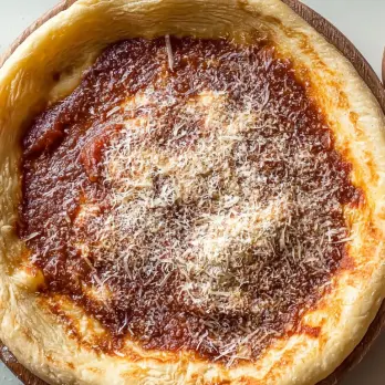 Diepzeepse Italiaanse Kaaspizza