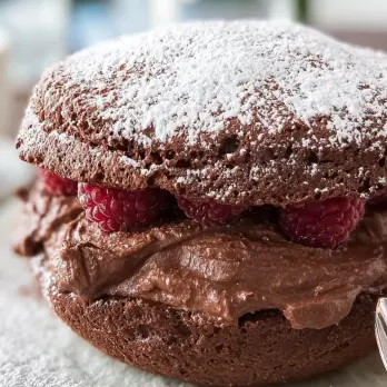 Donkere Chocolade Macarontaart
