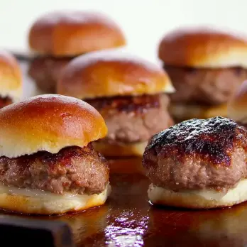 Mini Lamsburgers met Kaasgevulde Verrassing