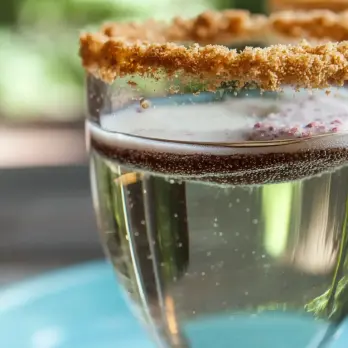Kampvuur Champagne Cocktail