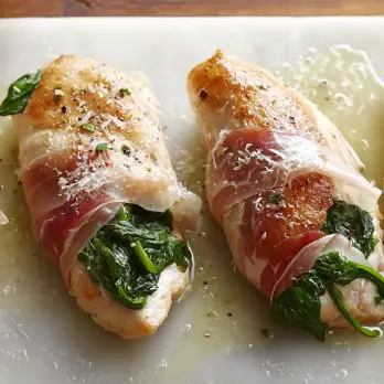 Kip Saltimbocca - Italiaanse Kiprolletjes