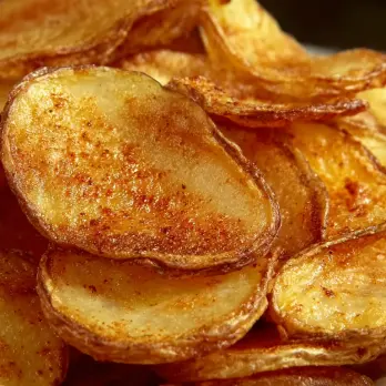 Zelfgemaakte Krokante Aardappelchips