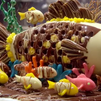 Creatieve Chocolade Sculptuur