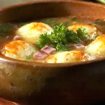 Portugese Aardappelballetjessoep