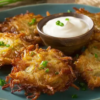 Knapperige Aardappel Latkes