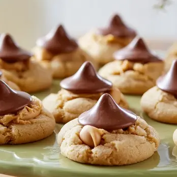Pindakaasbloesemkoekjes met Chocolade