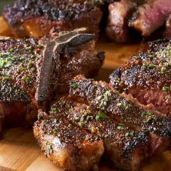 Porterhouse Steak met Kruidenboter