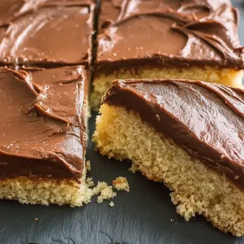 Chocolade Snackcake met Malt Frosting