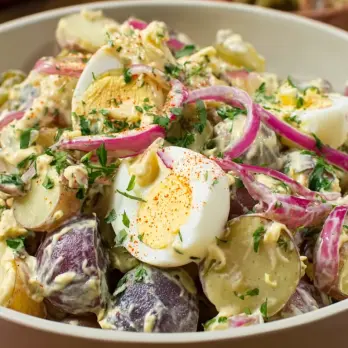 Frisse Aardappel-augurk Salade