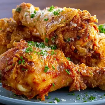 Krokante Japanse Gefrituurde Kip uit de Airfryer