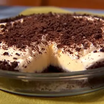 Bananenroomtaart met Chocolade Koekjesbodem