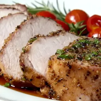 Varkenshaasje met Pittige Dijon Bruin Saus