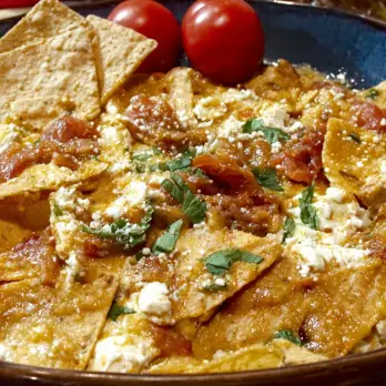 Mexicaanse Chilaquiles met Dubbele Saus