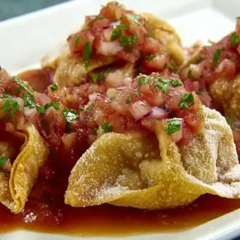 Knapperige Pizza-Pockets met Tomatensaus