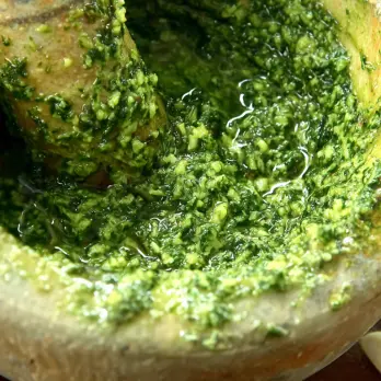 Basilicum-Peterselie Pesto