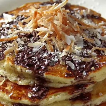 Peter Paul Pannenkoeken met Chocolade en Kokos