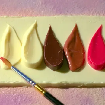 Gekleurde Chocoladepalet Maken