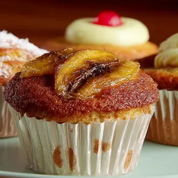 Bakbanaancupcakes met Avocado Botercrème