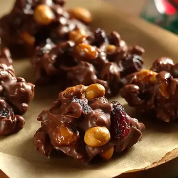 Pindakaas Rozijnen Chocolade Clusters