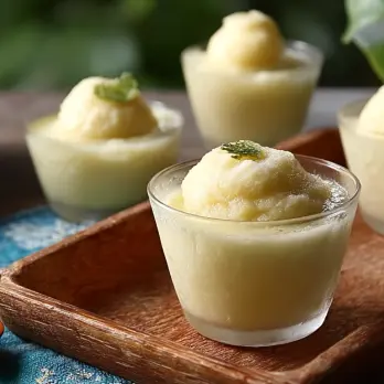 Romig Ananas Softijs