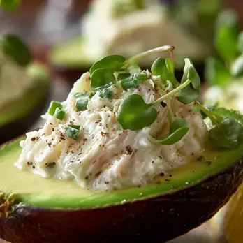 Avocado's Gevuld met Krabsalade