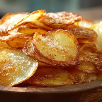 Knapperige Aardappelchips met Kipkruiden