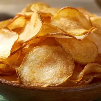 Knapperige Zout- en Azijnchips