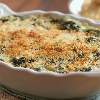 Warme Spinazie-Krab Dip