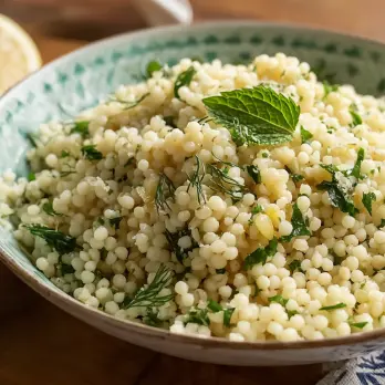 Parelcouscous met Verse Kruiden